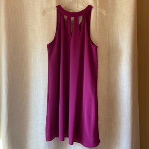 She + Sky Pink Halter Dress - Size Small